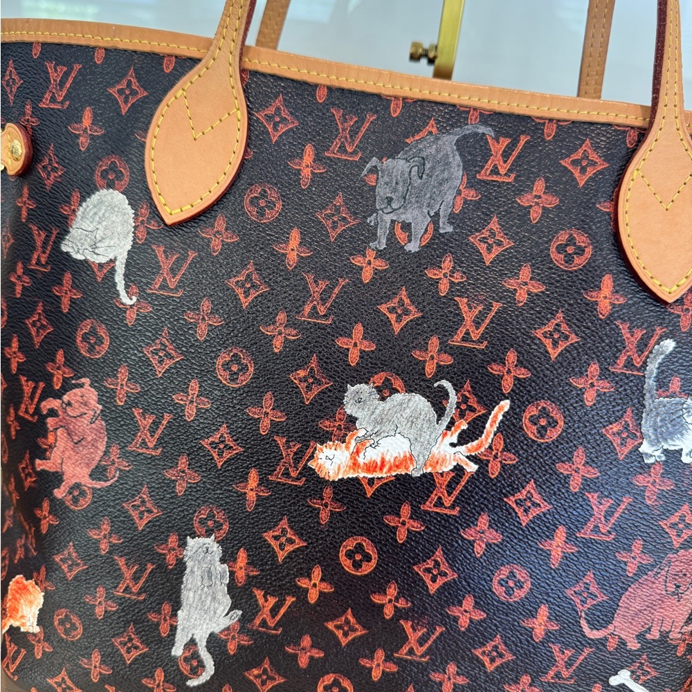 Louis Vuitton Catogram Neverfull MM - Picture 5 of 6